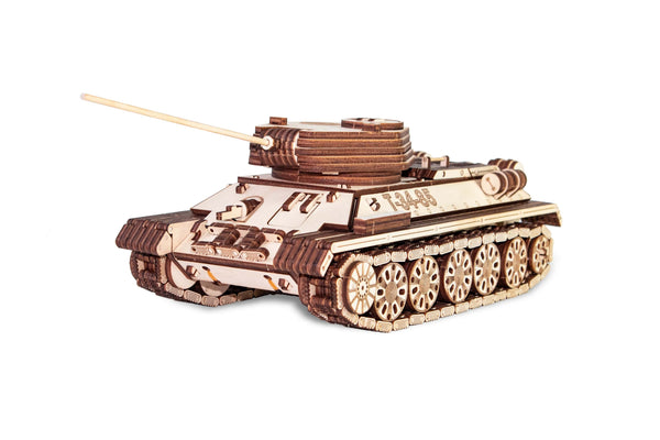 Tank T-34-85 lesena 3D sestavljanka