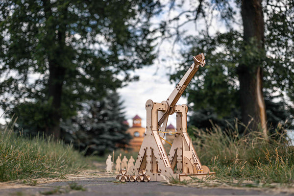 Trebušet lesena 3D sestavljanka