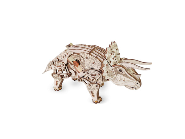Triceratops lesena 3D sestavljanka