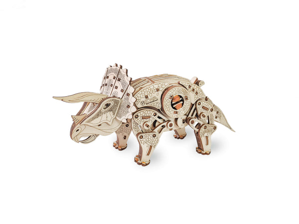 Triceratops lesena 3D sestavljanka